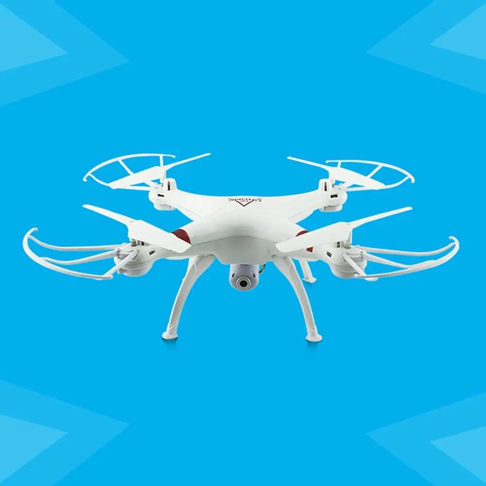 Белый X53 RC пульт дистанционного управления Управление Вертолет Комплект 6Axis-Gyro Wi-Fi FPV Quadcopter 2,4G 4CH с 720 P Дрон HD Поддержка IOS Android - Цвет: Белый