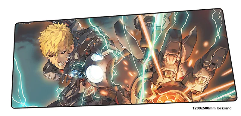 ONE PUNCH MAN коврик для мыши геймер Лидер продаж 120x50 см ноутбук с алюминиевым корпусом