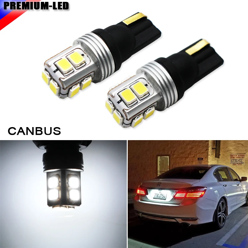 4 шт. супер яркий Canbus без ошибок SMD 3030 T10 W5W 168 194 Автомобильный