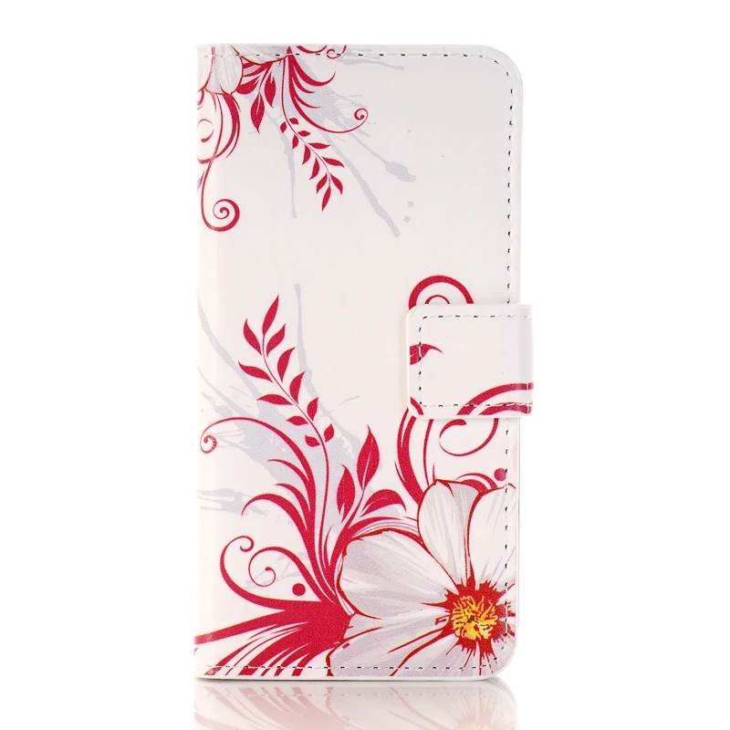 gray flower Для samsung Galaxy J3 J5 J7 J510 J1 J2 prime 570 J1ACE/J110 J1MINI чехол для телефона из искусственной кожи с откидной крышкой подставкой разрисованный - Цвет: gray flower