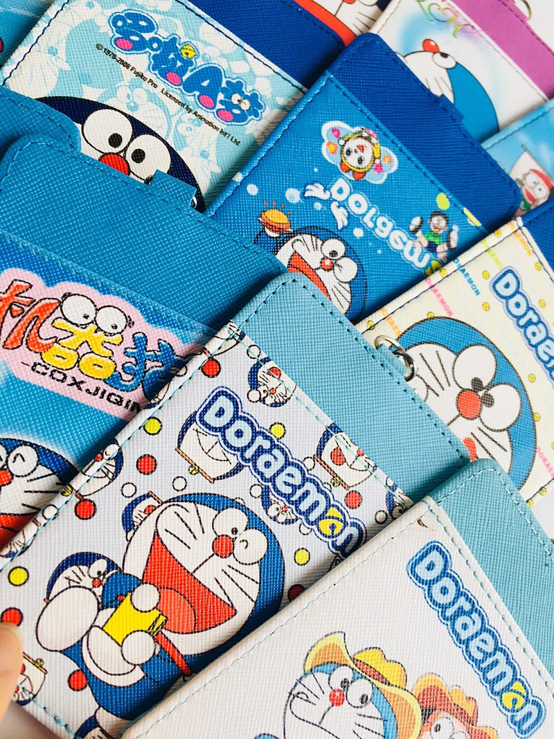 IVYYE 1 шт. Doraemon аниме плюшевый держатель для карт PU мультфильм Кредитные ID Сумки монета автобус карта кошелек малыш девочки подарки на день рождения Новинка