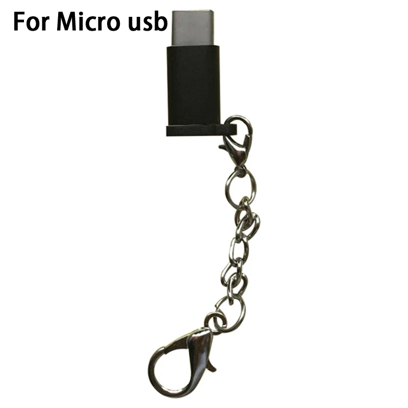 BK1 Металлический USB 3,1 type-C мужской разъем для Micro USB 2,0 5Pin Женский адаптер для передачи данных конвертер usb type C адаптер для планшета/телефона - Цвет: BK1