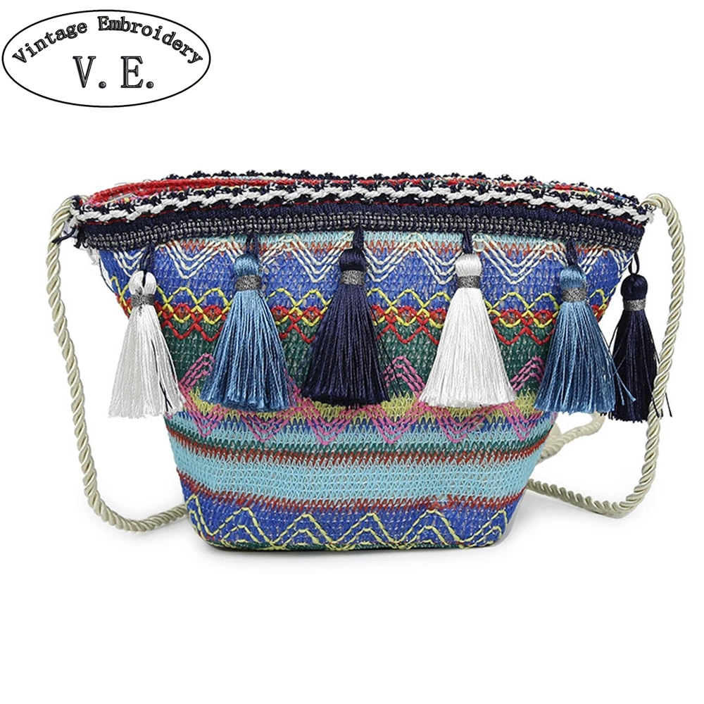 Маленькая сумка мессенджер Женская 2019 новая соломенная плетеная пляжная с