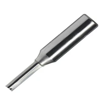 1pc 2zd 12428 straight double edged cutter alloy milling cutter woodworking cnc engraving machine cutter slotted 12 shank