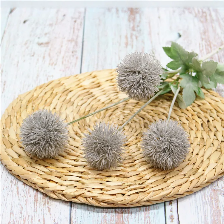 60 см пластиковый искусственный цветочный помпон Флокированный луковый шар Декор