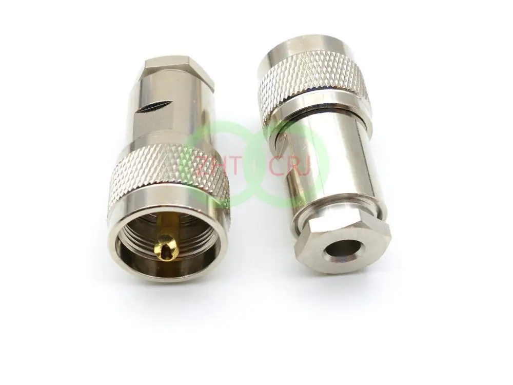 Штекерный зажим UHF PL259 для кабеля RG58 RG142 LMR195 RG400|Соединители| |