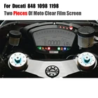 Защитная пленка для экрана из ТПУ, прозрачная, с защитой от царапин, 2 шт. в одной посылке, для Ducati 848, 1098, 1198