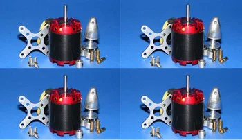 4X EMP N3536/2814 1000KV Motor 470W 4mm for ATG 500 550 600 650 Quad/Hexa copter|motor with gear box|motor pumpmotor golf |