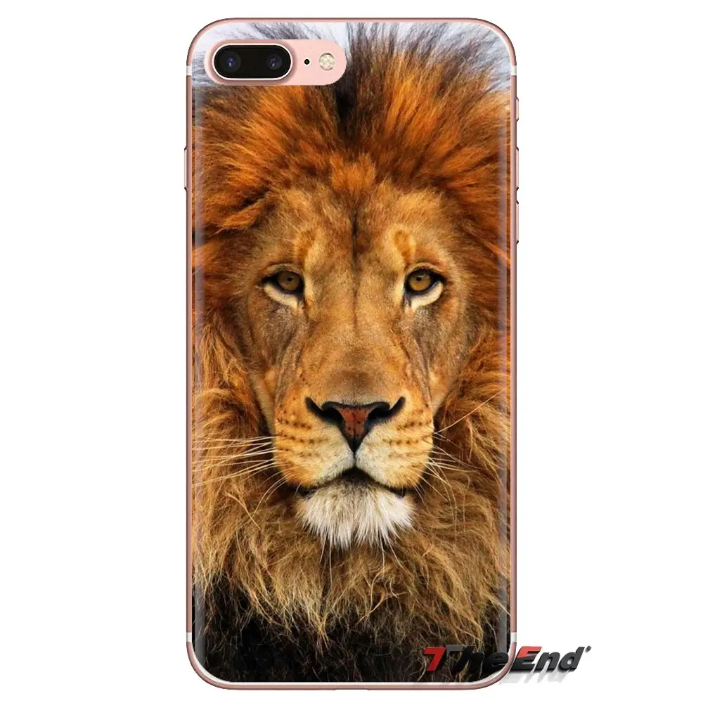 The Lion King Golden Animals Transparent TPU Covers For Xiaomi Mi4 Mi5 Mi5S Mi6 Mi A1 A2 5X 6X 8 9 Lite SE Pro Max Mix 2 3 2S |