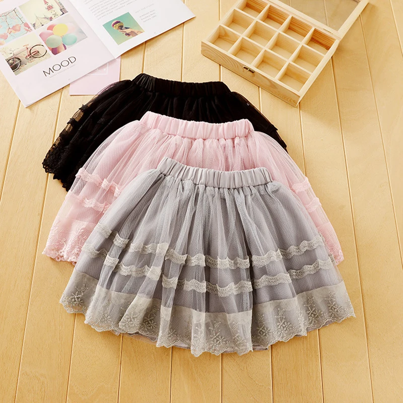 New Baby Girls Tutu Skirt Fluffy Children Ballet Kids Pettiskirt Girl Skirts Princess Tulle Party Dance 3-7 Year | Детская одежда и