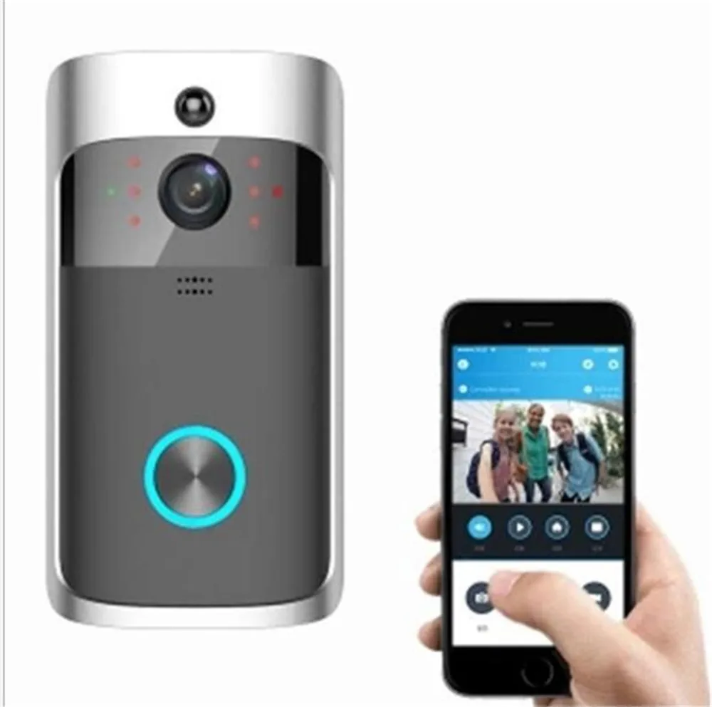 720P Wireless Intercom  WIFI Doorbell  P2P Motion Detection  Video Door Phone
