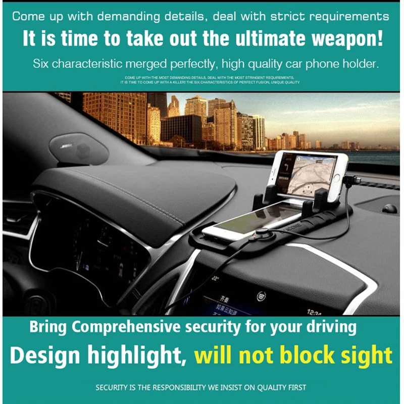 SEBTER Универсальный Автомобильный GPS навигатор телефон держатель зарядное