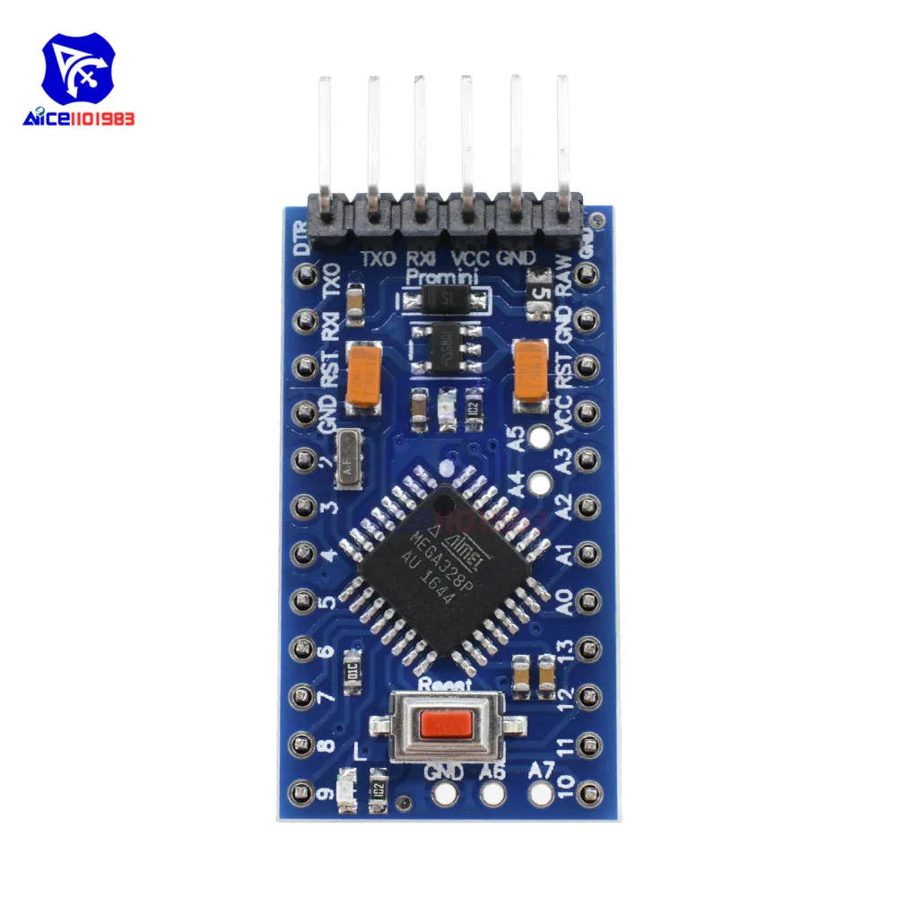Мини модуль diymore ATMEGA328 Pro MEGA328 Mini 3 В 8 МГц замена ATMEGA128 для Arduino Nano с контактами -