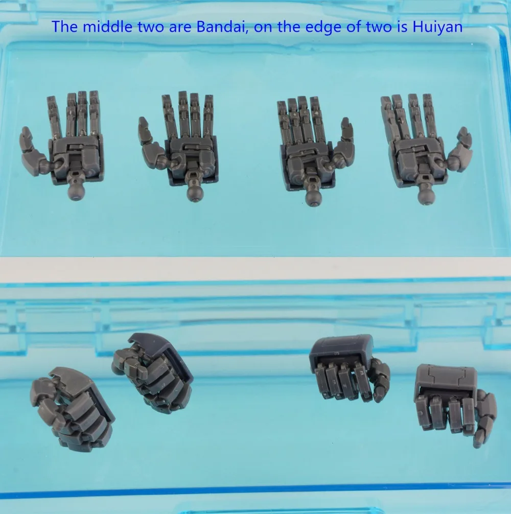 Huiyan все пальцы подвижных рук для Bandai 1/100 мг г. Sazabi Strike Gundam готовое изготовление|mg