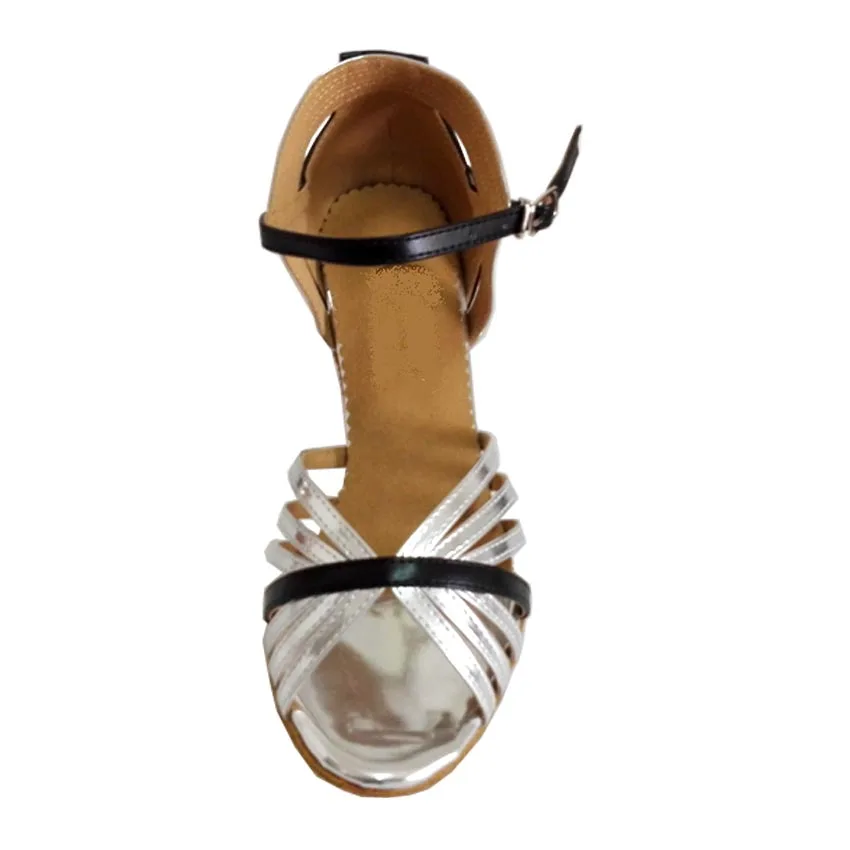 Elisha Dance Shoes Women's Girl's Latin Salsa Ballroom Party Open Toe Customized Heel Dancing Sandals | Спорт и развлечения