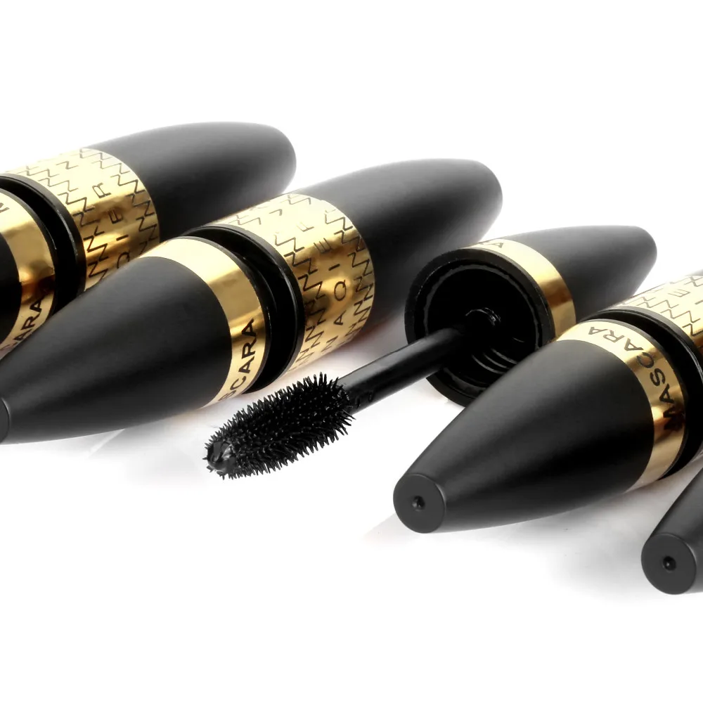 NAQIER Eye Makeup Mascara Length Extension Long Curling Mascaras 4D Silk Fiber Eyelash waterproof Rimel |