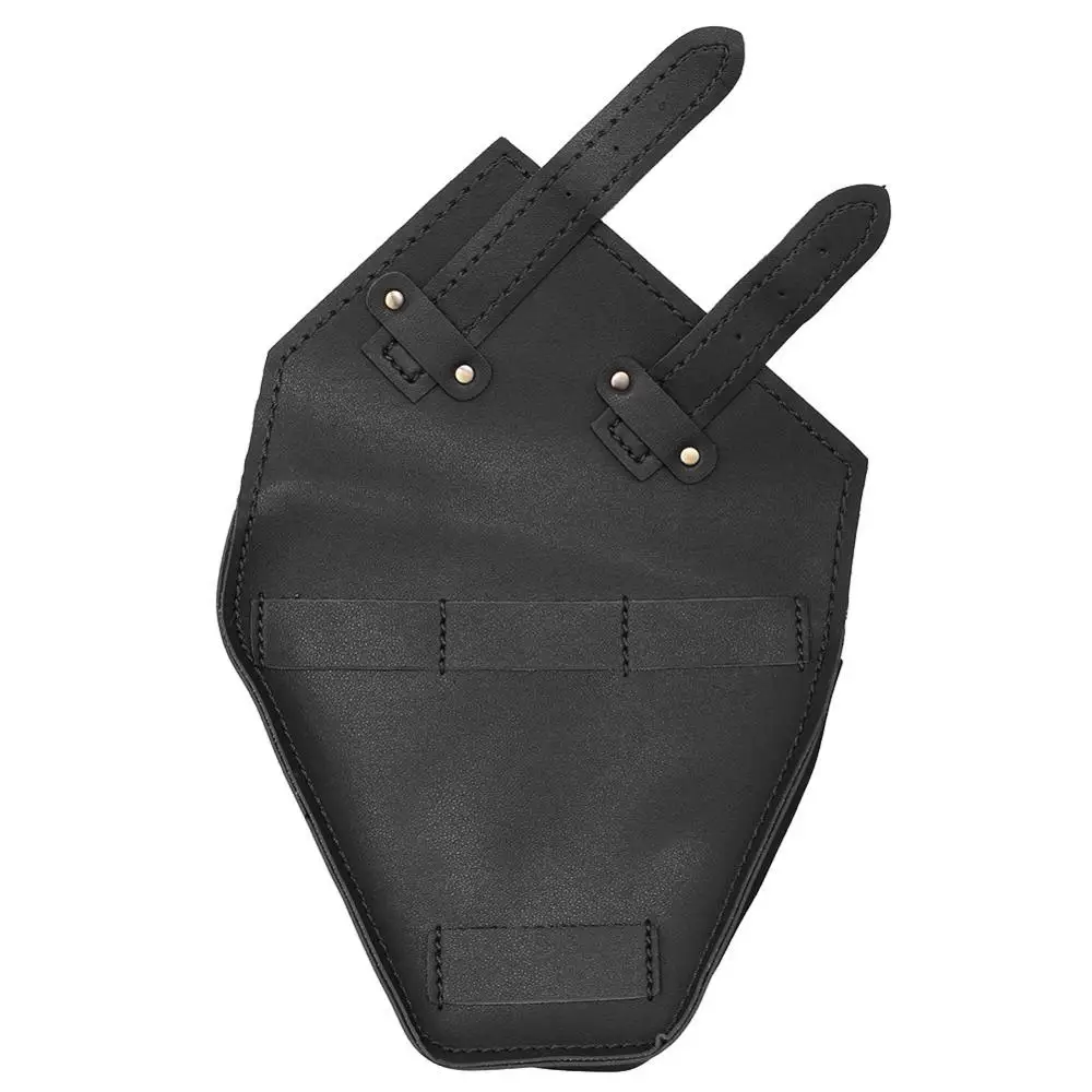 Винтажное черное мотоциклетное водонепроницаемое седло из искусственной кожи