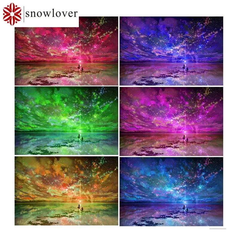 Snowlover рукоделие вышивка DIY декорации любовь небо картина крестом наборы 11ct 14ct