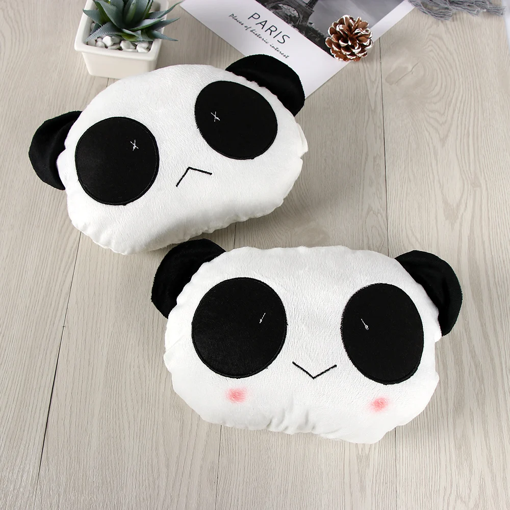 Новинка милая креативная Автомобильная подушка подголовник в виде панды Подушка