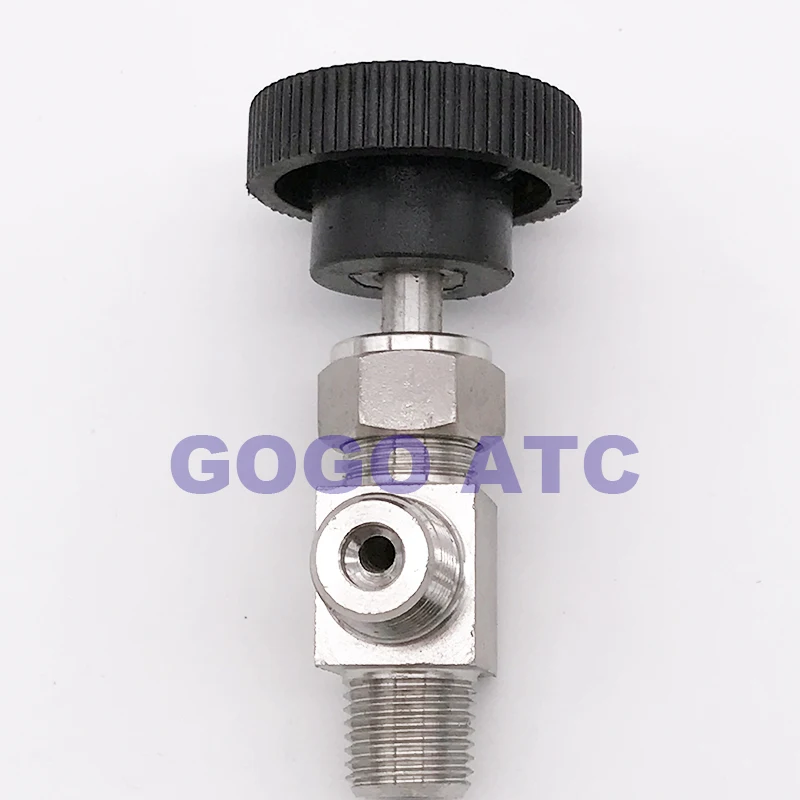 Игольчатый клапан с регулируемым прямым углом 1/8 &quot1/4&quot 3/8 &quot ZG резьба из