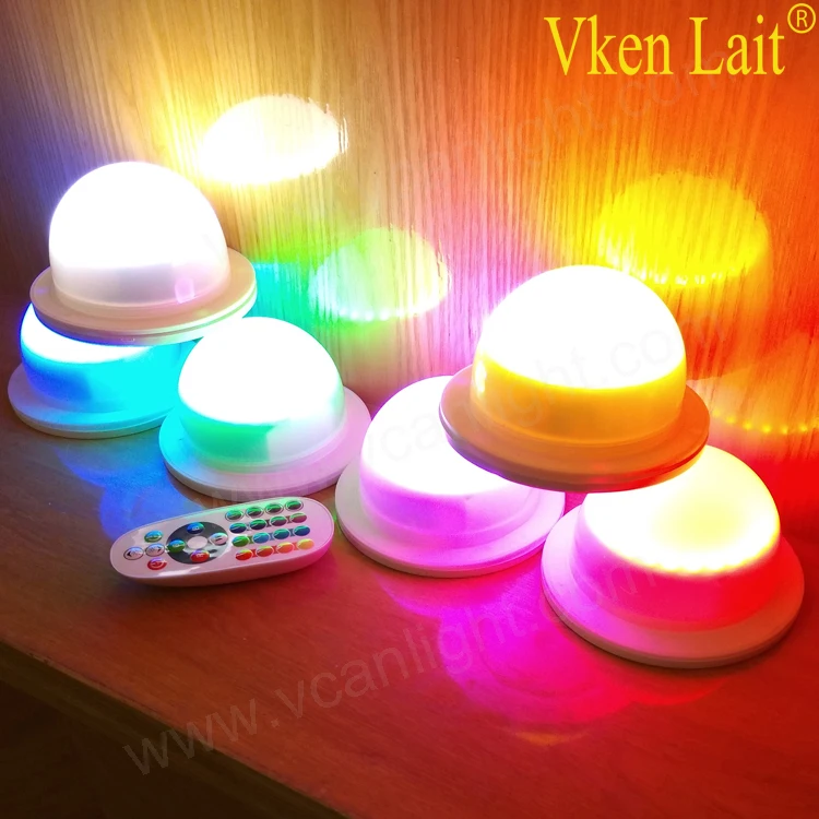 Бесплатная доставка беспроводной Перезаряжаемый RGB светодиодный светильник