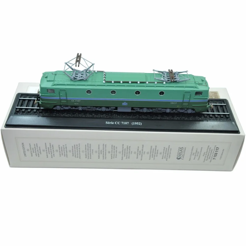 Atlas Serie CC 7107 SNCF1952 модель поезда 1/87 литья под давлением|diecast models|train 1/87diecast model trains |