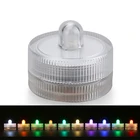 Погружной поворотный светодиодный светильник, 1 шт., водостойкий светильник для чайной свечи с пультом дистанционного управления, светильник свадьбы, Рождества, вечевечерние