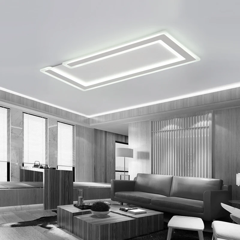 Современные светодиодные потолочные лампы lustre de plafond ультратонкие для гостиной