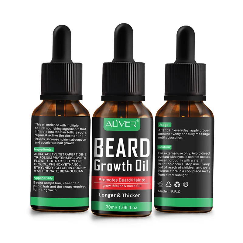 1pc Makeup Face Beard Growth Serum Leave-In Conditioner Moisturizing Nourishing Care maquiagem 30ml | Красота и здоровье