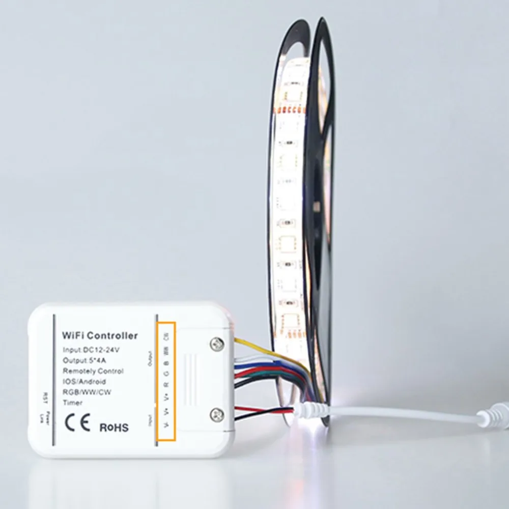 DC12-24V светодиодный Беспроводной WI-FI RGB Управление Лер удаленного Светодиодные