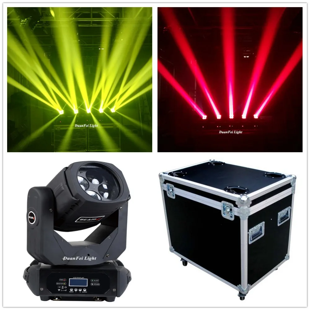 (Flycase) 12 шт./лот Супер Мини Красочный сценический Dj проектор Rgbw вращающийся