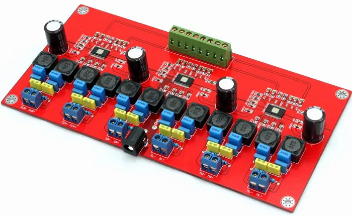 Плата усилителя DC24V TPA3116 6 0 каналов усилитель 6*50 Вт | Электроника