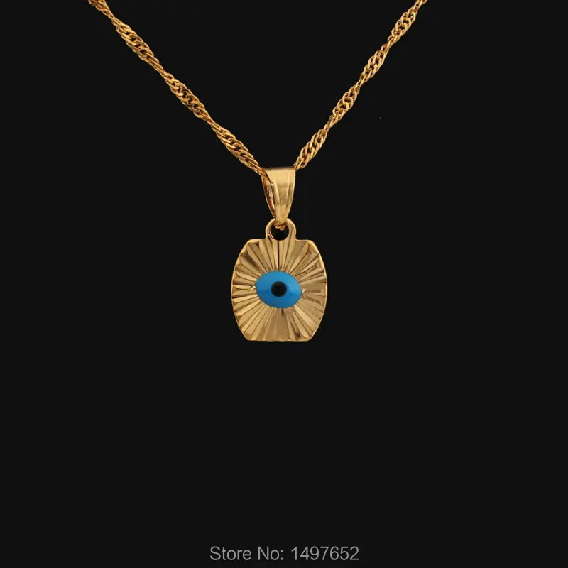 Кулон с изображением сглаза/золотой цвет классический кулон в форме ключа для