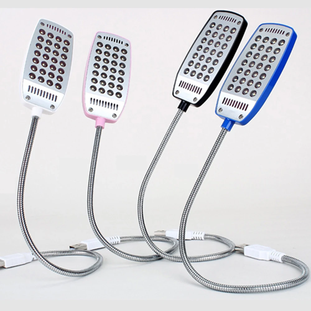 

LED USB Light Portable Flexible Neck Night Light Table Lamp Desk Light 28leds for Charger Power Bank Laptop Notebook PC Computer
