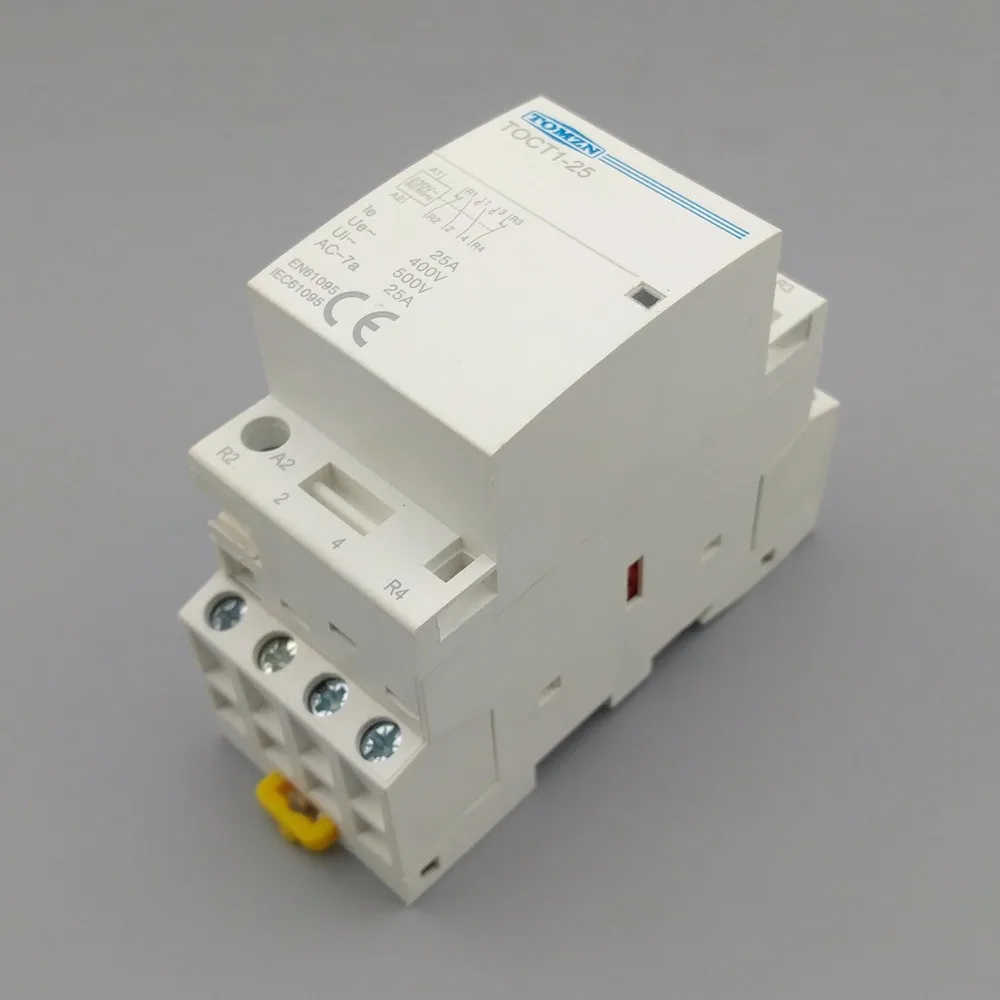 TOCT1 4P 25A 2NC 2NO 220 V/230 V 50/60HZ Din rail бытовой ac Контактор В соответствии с стандартом