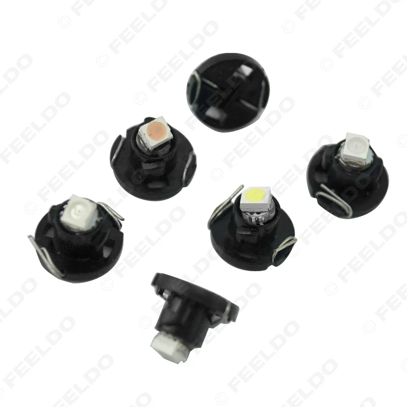 FEELDO 50 шт. DC12V T4.2 1SMD 1210/3528 автомобильная светодиодная панель приборной панели