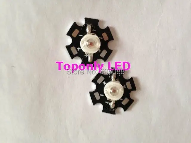 Светодиодная лампа с бусинами насыщенного красного цвета 3 Вт 660 нм 20 мм печатной