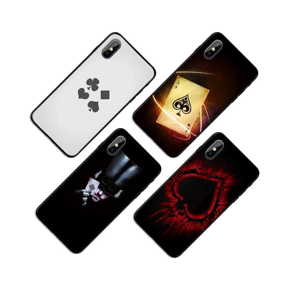 Ace of Spades мягкая термополиуретановая крышка чехол для Apple iPhone 6 6S 7 8 Plus 5 5S SE X XS MAX XR