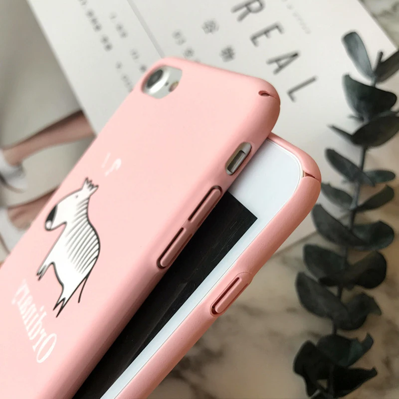 Модный чехол из поликарбоната с рисунком бегемота для apple iphone 6 6S 7 Plus чехлы на