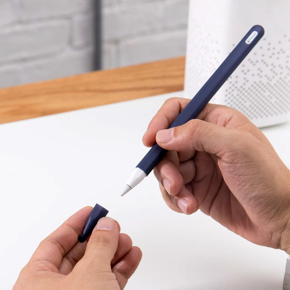 GOOJODOQ 3 в 1 для Apple Pencil 2 Чехол 2-го поколения для Apple Pencil 2 Держатель крышки Премиум Silic для iPad стилус