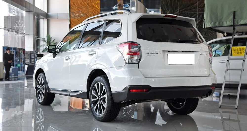 Автомобильный мигающий 2 шт. для Subaru Forester 2008- Светодиодный отражатель заднего бампера светло-красный автомобильный тормоз для вождения противотуманная отделка молдинг задний фонарь