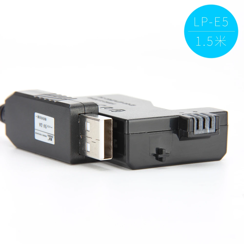 USB-адаптер питания 5 В для Canon EOS 450D 500D 1000D XS XSi | Электроника