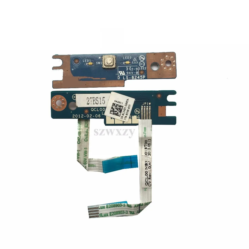 Оригинал для DELL 15R 7520 5520 кнопки питания Кнопочная плата QCL00 10 LS 8245P A12401 A12402 A12403