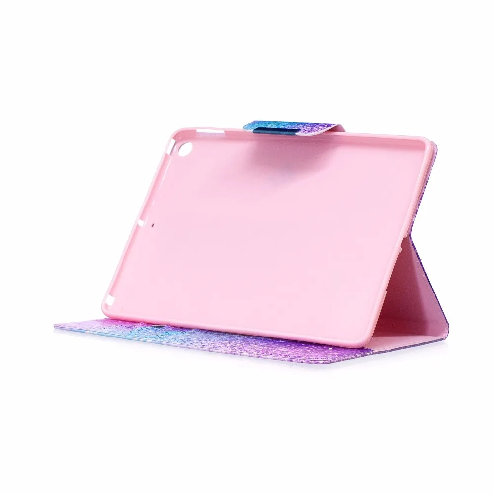 Чехол из искусственной кожи с мраморным рисунком для нового Apple iPad 9 7 2017/2018 5 го/6 го