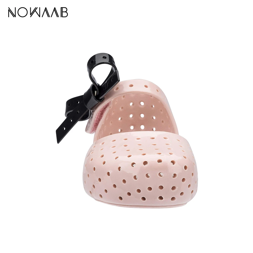 Новинка 2019 оригинальные детские сандалии желе Mini Melissa Furadinha X детская пляжная