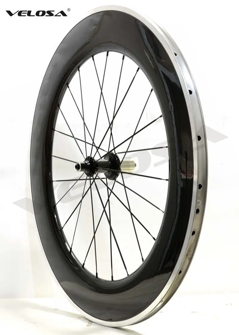Velosa CA80 88 мм clincher шоссейный велосипед из углеродного сплава, 700C шоссейный велосипед карбоновое колесо с легированной тормозной поверхностью