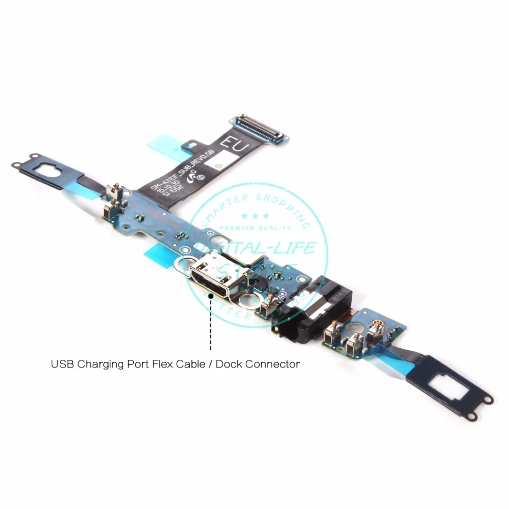 Для Samsung Galaxy A3 2016 A310f USB док-станция зарядное устройство Порт + микрофон Кнопка