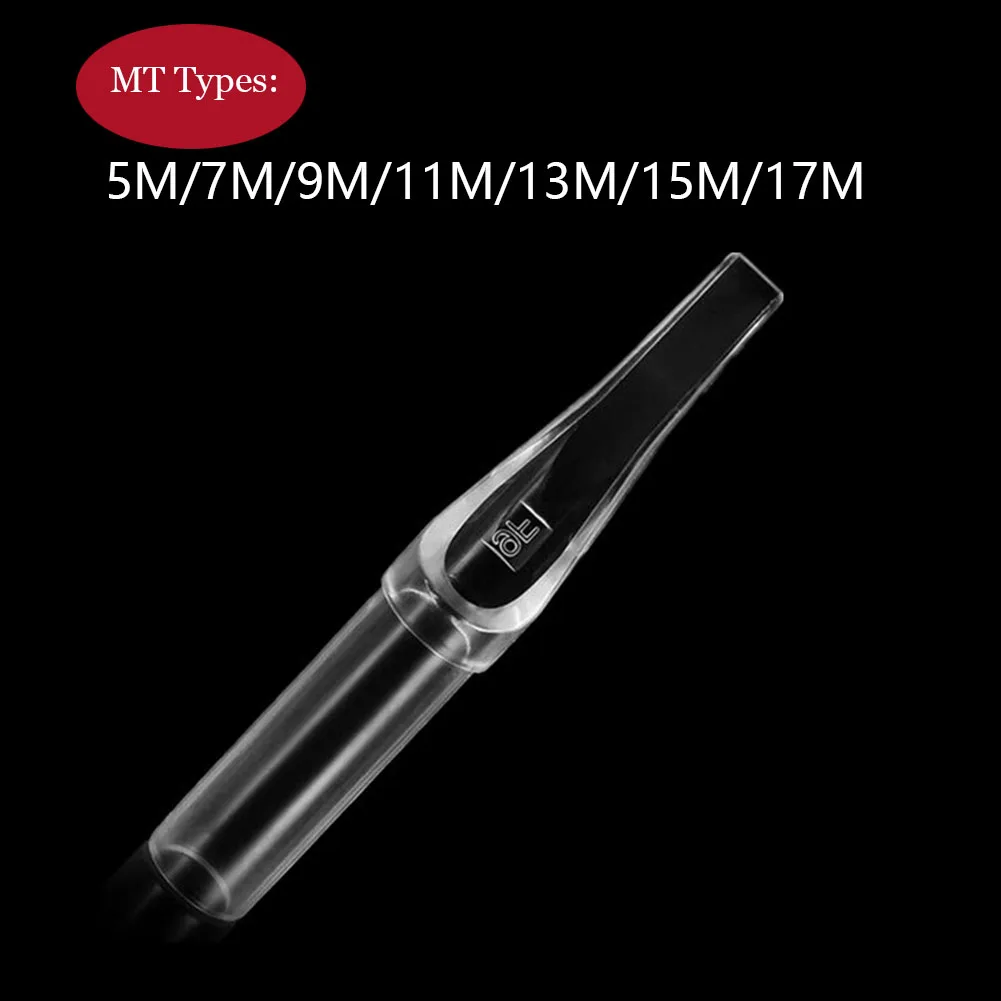 

50Pcs/box Assorted Disposable Tattoo Tips Transparent Tattoo Needle Plastic Tips Kit Tattoo Machine Sterile Nozzle Tube Supplies