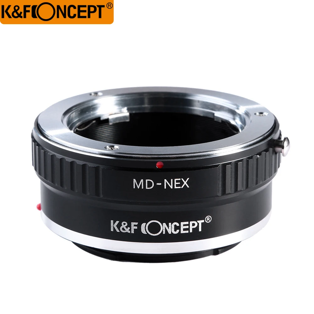 

K&F CONCEPT Camera Lens Adapter Ring For Minolta MD,with stand for Minolta MD/MC,Tamron,C Mount Lens on Sony NEX Mount Camera