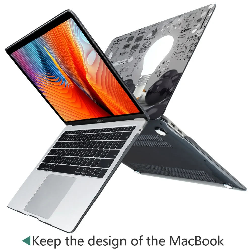 Для MacBook Air 11 13 &quotлампочки шаблон с украшением в виде кристаллов чехол для